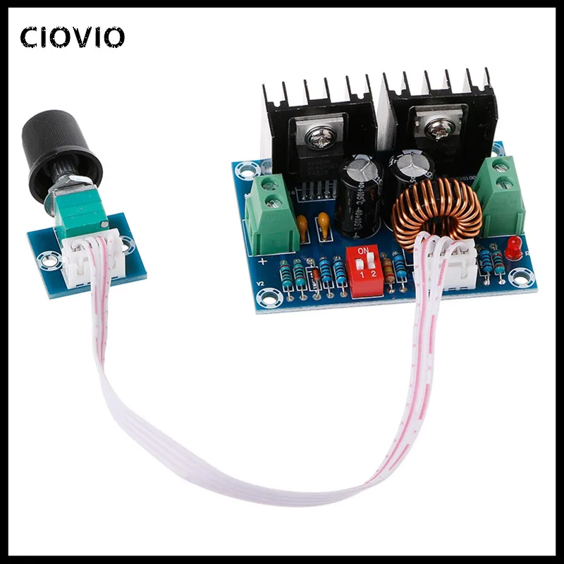 

DC-DC Voltage Regulator Module 200W XL4016 Step Down Buck Module High Power 8A With External Potentiometer