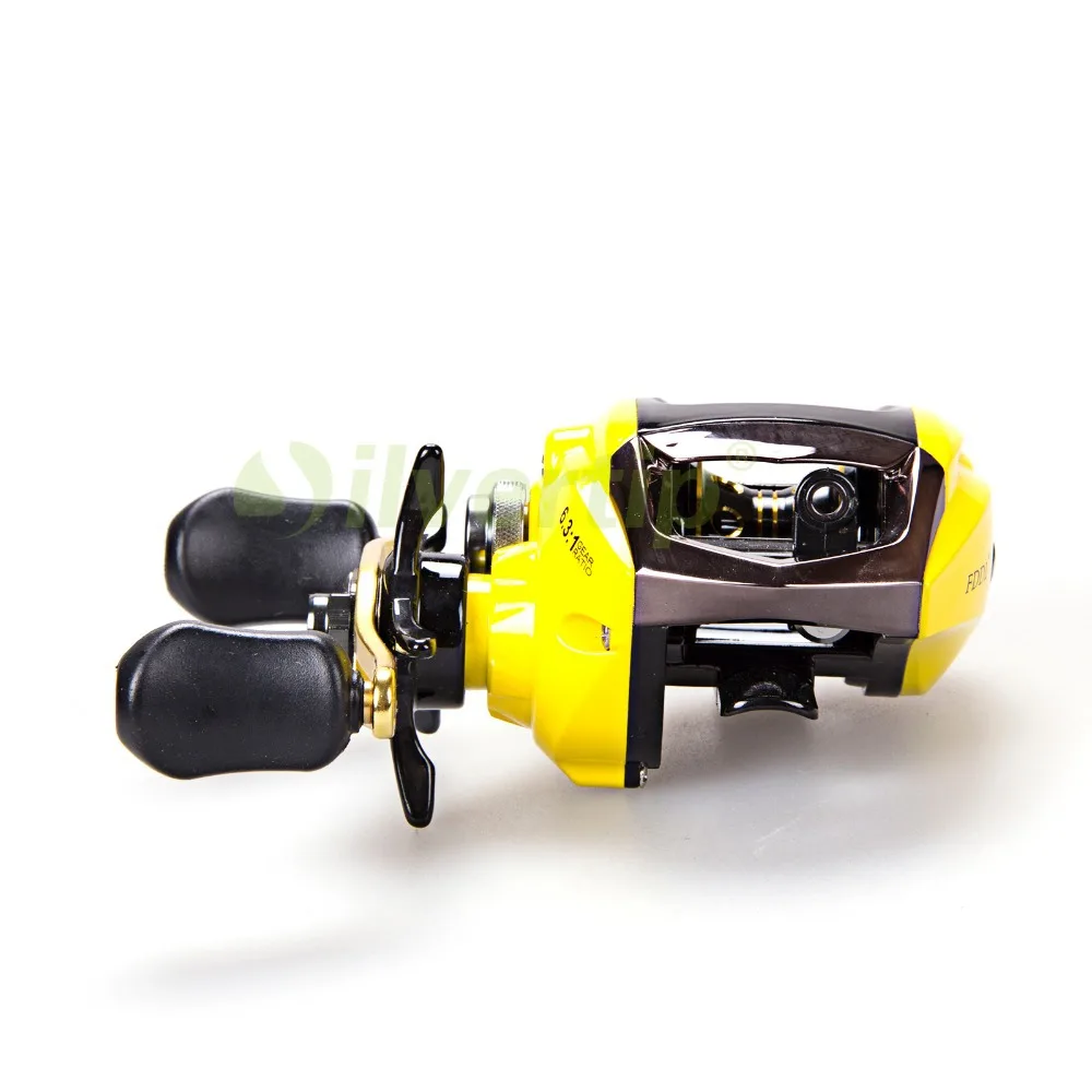 Yellow baitcaster reel Clearance