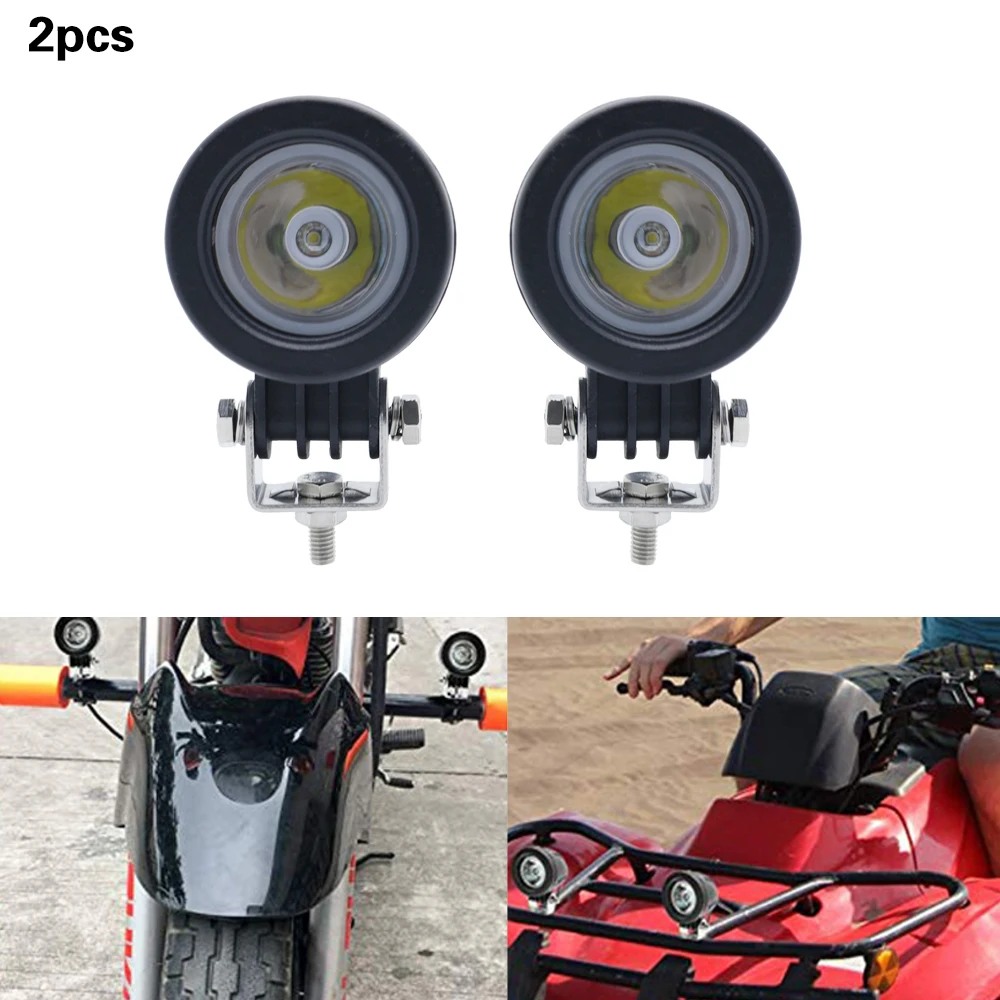 

2x 10w Led Work Light Round Driving Spot Flood Lamp 2 Inch 12V Car Auto SUV ATV 4X4WD Offroad Motorcycle Truck Headlight