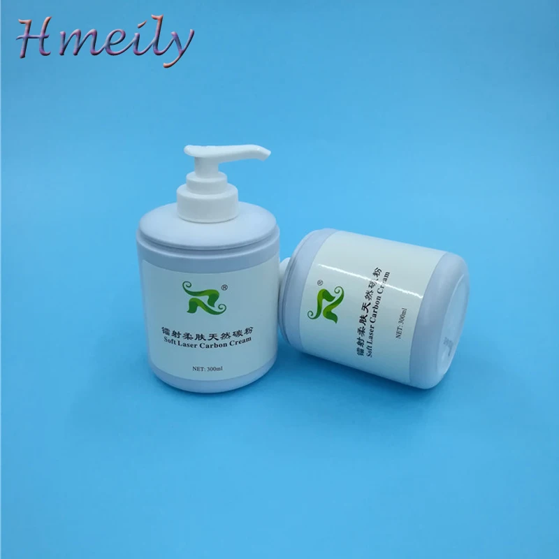 300ml Soft Laser Carbon Cream Gel Carbon Laser Nd Yag Laser Carbon Gel Cream skin rejuvenation Whitening shrink For Nd:YAG Laser