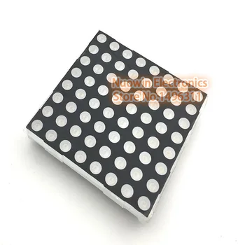 

60mm Square 8*8 Red Color 5mm LED Common Anode Matrix Screen - Super Bright 60mm*60mm led matrix