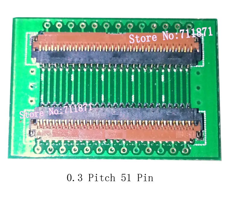 

MiPi 0.3 Pitch 51P FPC Extension Connector 51 Pin FPC cable Lengthen Adapter 0.3mm 51P to 51P Extension joint 51P extend Socket