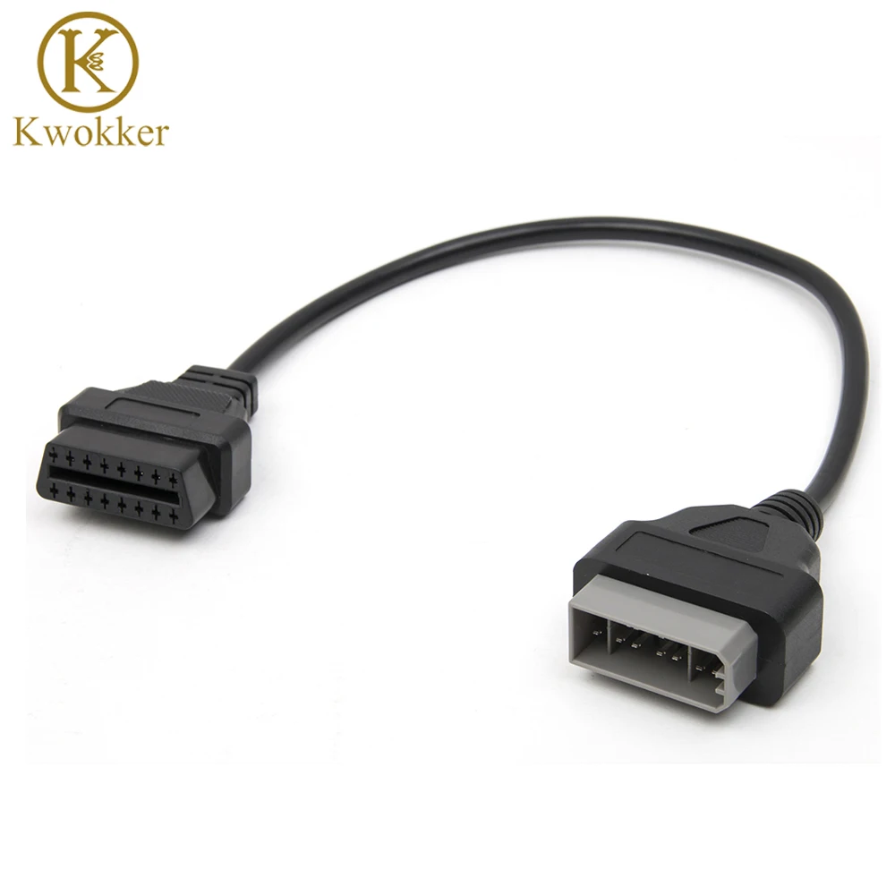 OBD кабель KWOKKER OBD2 40 см для Nissan диагностический инструмент с 14 контактами папа на 16