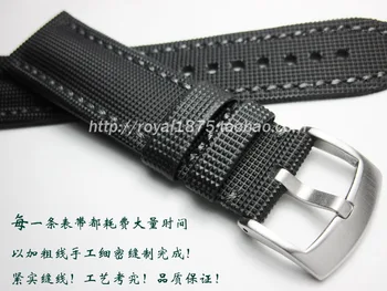 

23mm man new design Italian Calf Leather waterproof Watch Band Handmade for Blancpain for Citizen Strap high quality Wristband