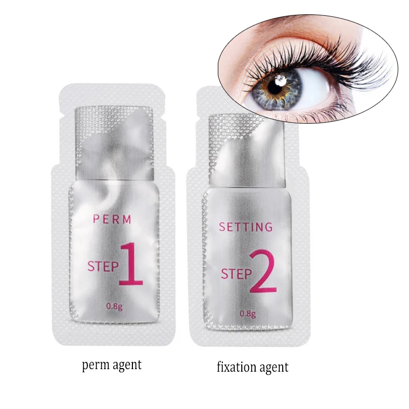 

1PC Makeup Eyelash Perming Curling Fixation Agent For eyelashes Curling Lift Curler safe Eye Lashes curl perm Tool perm