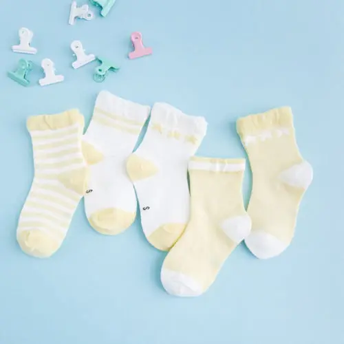 5 пар носков для маленьких мальчиков и девочек хлопковые носки с рисунками мягкие носки для новорожденных