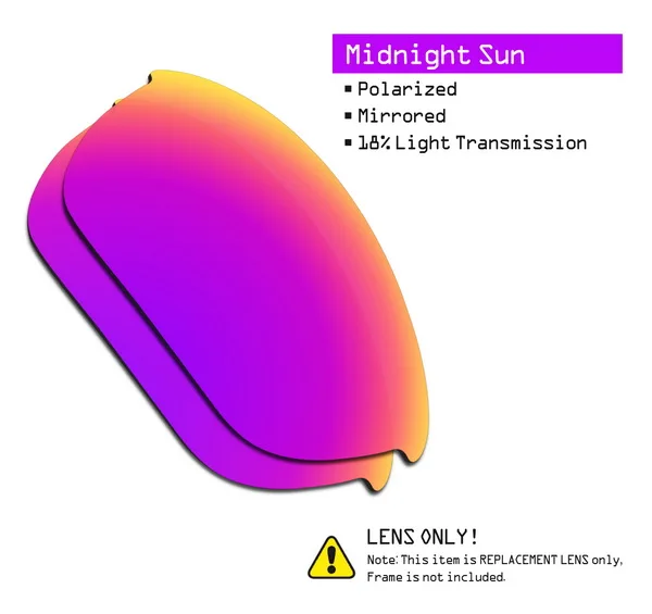 Дропшиппинг SmartVLT замена линз поляризационные для солнцезащитных очков оакли Половина Куртка 2,0-несколько пар упакованы - Цвет линз: Midnight Sun