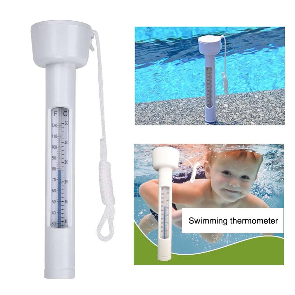 Плавучий термометр для плавательного бассейна для бассейнов и спа Легко читаемый открытый/закрытый плавательный бассейн, гидромассажная Ванна, аквариумы