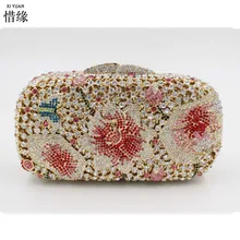 XIYUAN бренд металлический мини зажим для денег модный бренд черный белый держатель для кредитных карт с RFID Анти-Вор кошелек для женщин