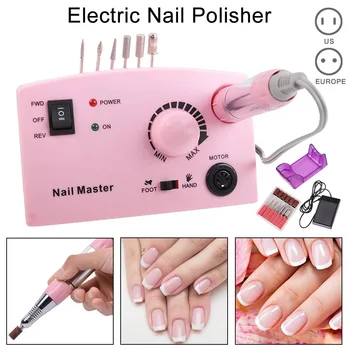 

Hot Electric Nail Drill Machine Kit 35000 RPM Nail Cutter Bit File Manicure Pedicure Tools Set wyt77