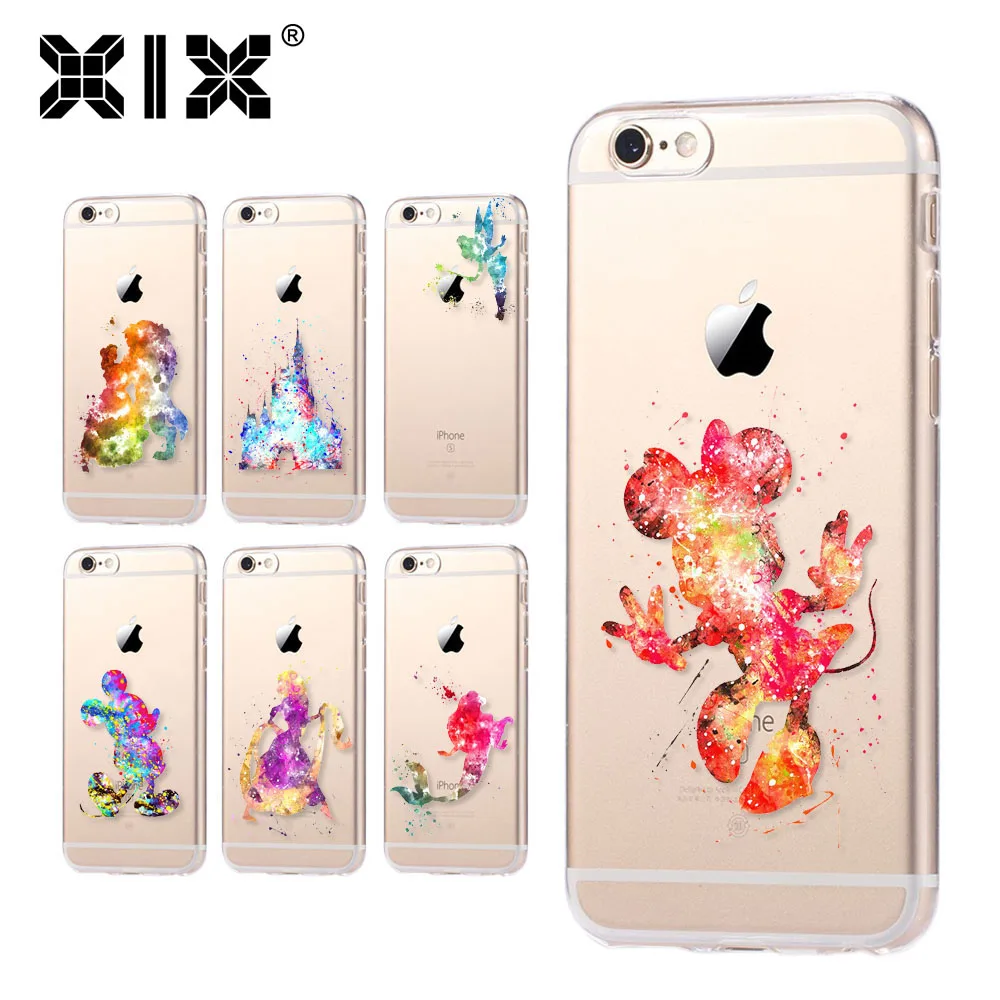 

For fundas iPhone 5S case 5C 5S 6 6S 7 Plus Minnie soft silicone TPU cover 2016 new arrivals original for coque iPhone 6S case