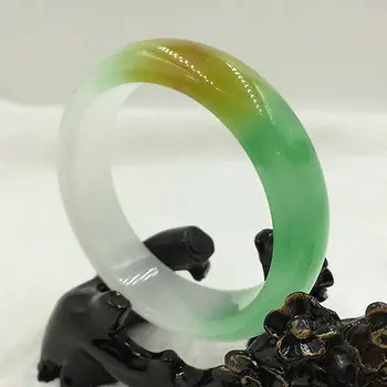 

Chinese Natural JADE Beautiful Green Nephrite Bangle Bracelet