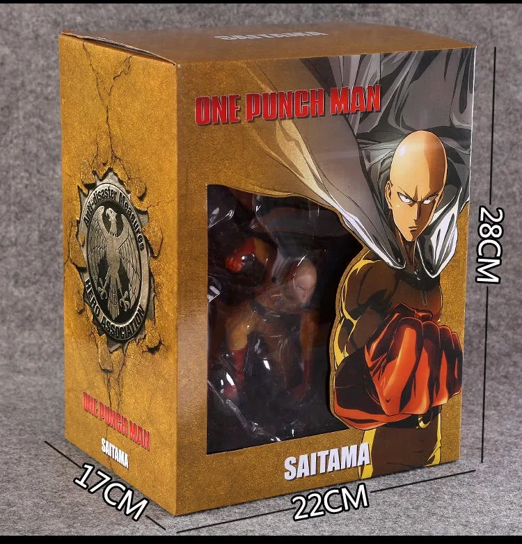 One Punch Man Saitama Sensei Action Figure | 240mm PVC Statue | Genos Model Toy from One-Punch Man Anime image 6