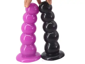 FAAK Strong suction big dildo beaded anal dildo butt plug ball anal plug sex toys for woman man adult product sex shop huge dild 6