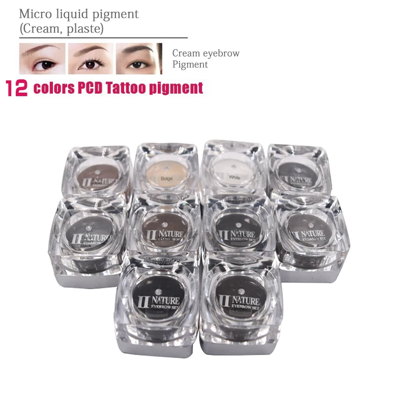 1-Bottle-GOOCHIE-Microblading-Pure-Emulsion-pigment-Permanent-Makeup-eyebrow-Pigment-6-color-Tattoo-Inks-for