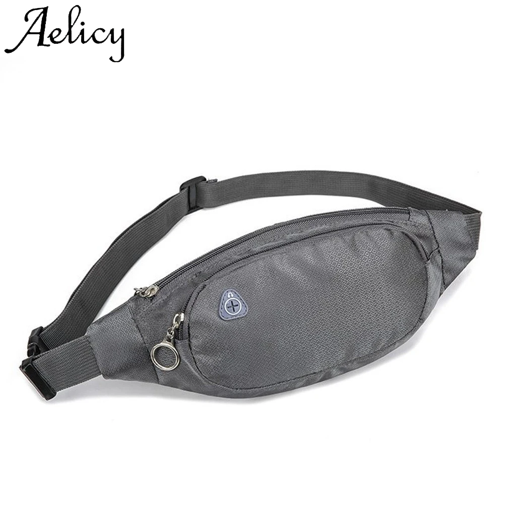 Спортивная сумка Aelicy унисекс однотонная водонепроницаемая через плечо