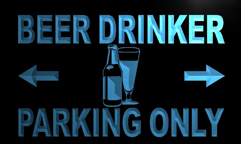 ln179-beer-drinker-parking-only-led-neon-light-sign-plaques-signs