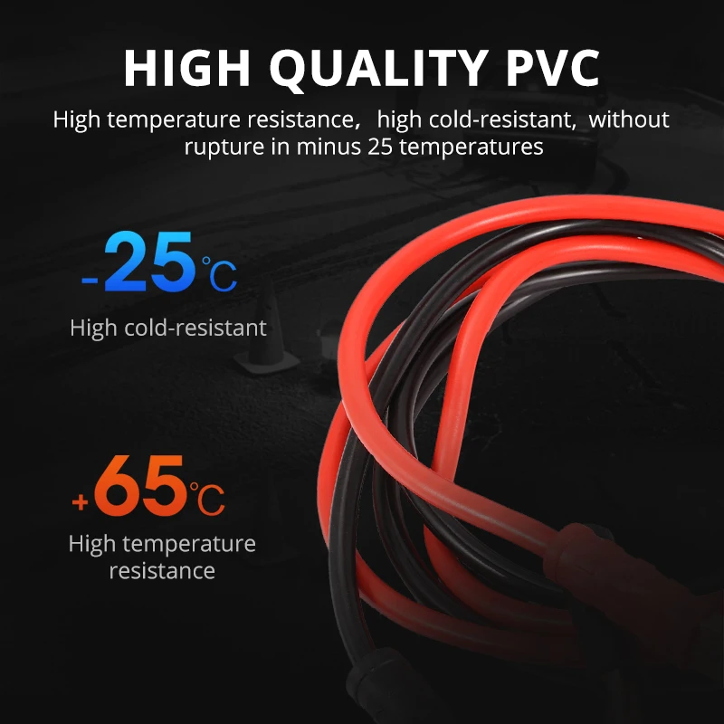 Auxmart 2 M 500AMP coche batería Booster Cable encendido de emergencia arranque salto cables de alambre para el coche Van SUV arranque clips Auxmart 2 M 500AMP coche batería Booster Cable encendido de emergencia arranque salto cables de alambre para el coche Van SUV arranque clips