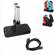 Ручка для зарядки зарядное устройство для док-станции заряжаемый держатель для Выключателя NS Joy-Con держатель