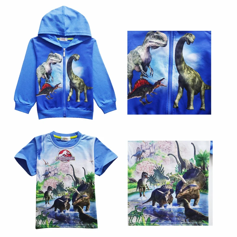 

Dinosaur 3D Print Boys Hoodies Winter Autumn Outerwear Kids Hooded Sweatshirts Long Sleeve Pullover Childres Tops