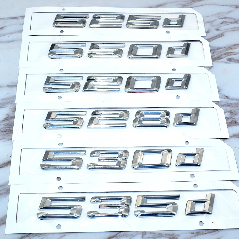  For BMW 5 series E39 E60 E61 F10 F11 New 520d 525d 528d 530d 535d 550d Rear Boot Trunk Lid Letters 