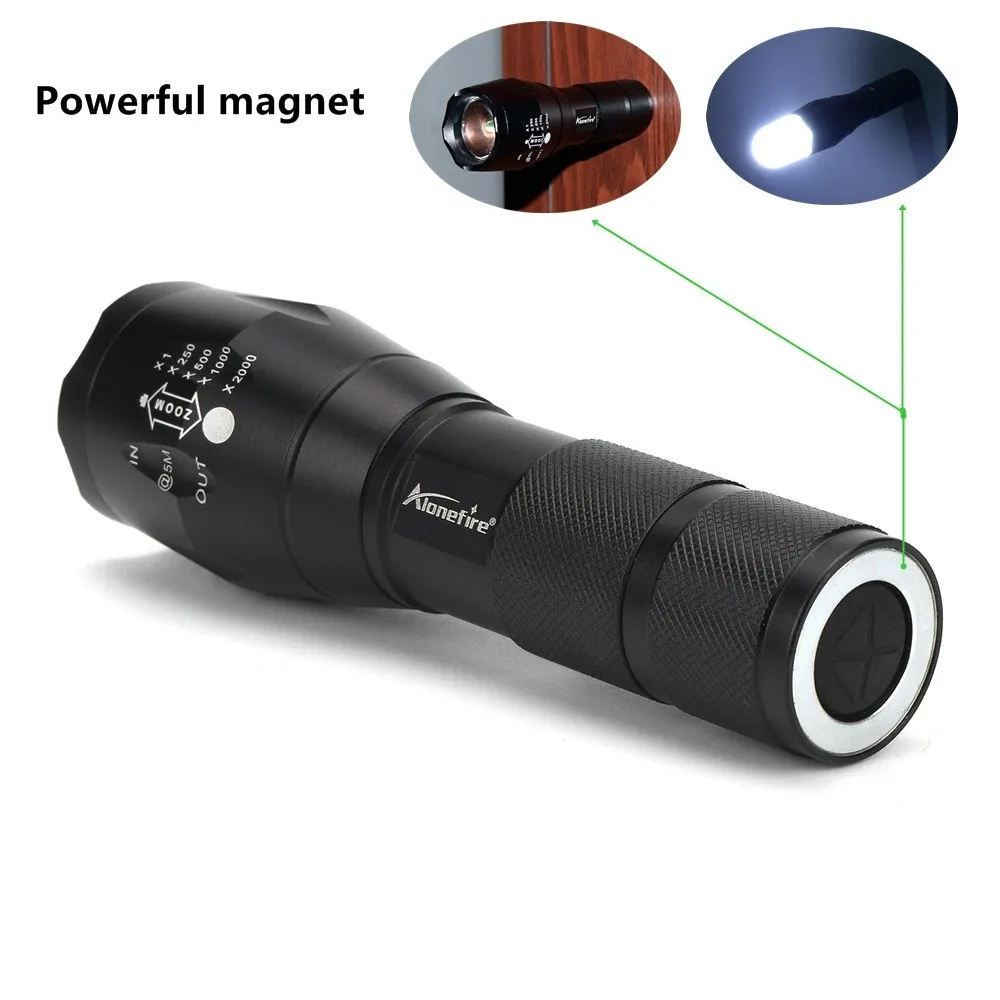AloneFire G700 самый мощный тактический светодиодный фонарик XML T6 L2 V6 Zoom ультра яркий прожектор фонарь походный фонарь