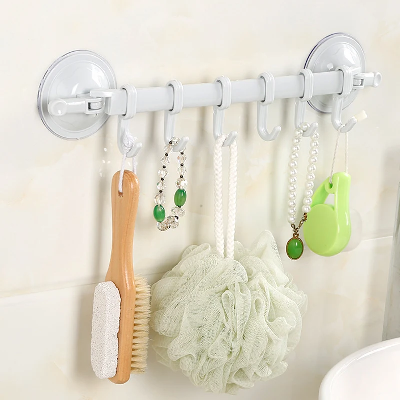 VEHHE Suction cup multi-purpose hook handy Corner plastic Shelf Storage Holder Rack hang Towel tool Bathroom kitchen accessories