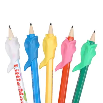 

10Pcs Dolphin Pen Hold Writing Posture Correction Device Kid Student Stationery