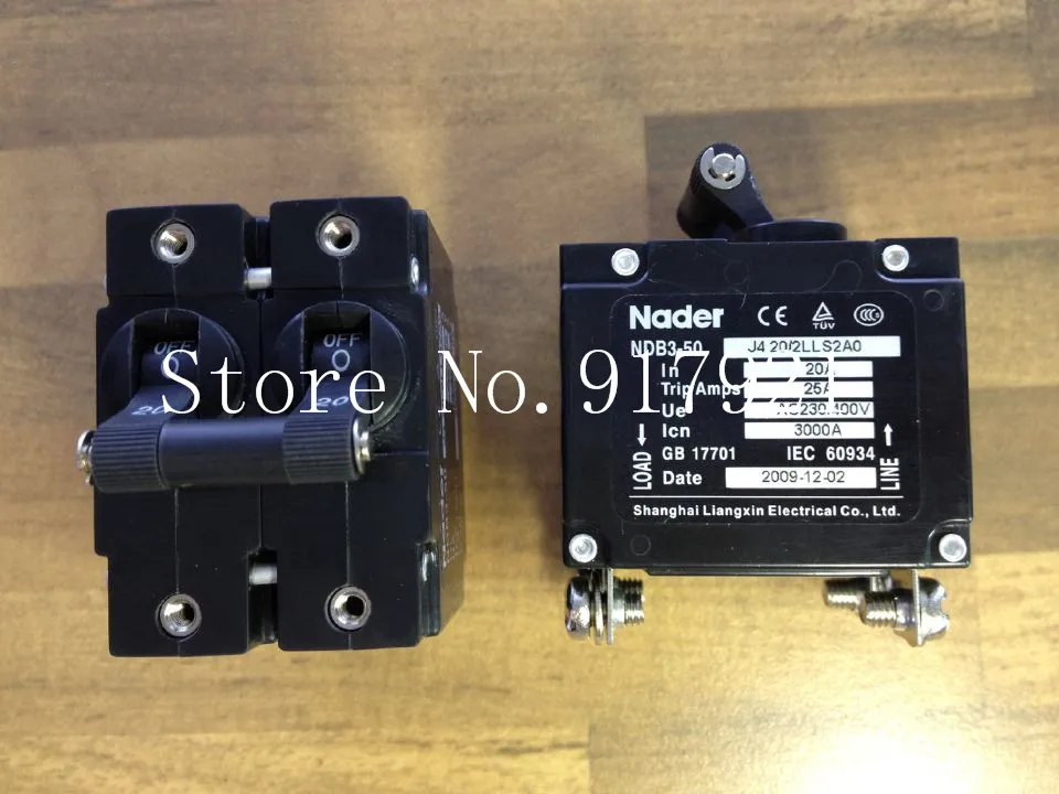 

[ZOB] Nader NDB3-50 letter J420/2LLS2AO equipment air switch circuit breaker 20A230V-400V --10PCS/LOT