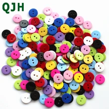 Wholesale bulk 200pcs mixed buttons children s clothing button diy resin 15mm scrapbook Knopf Bouton Hand