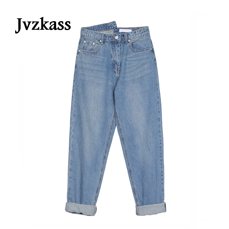 Jvzkass новая весенняя новинка Джинсы женские шорты с высокой талией 9 штанов от «Harlan» повседневные штаны прилив Z141