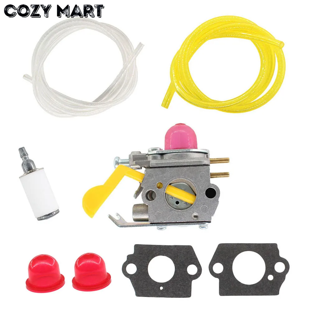 

Carburetor Carb Gasket Primer bulb for Craftsman Poulan Weedeater 530071752 1822 ZAMA C1U-W18 XT260 XT700 SST25 530071822