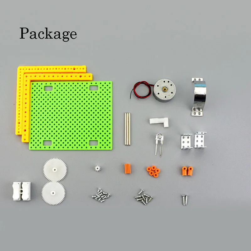 Креативный DIY Science Gizmo ручной Кривошип генератор Детский пазл собранные наборы