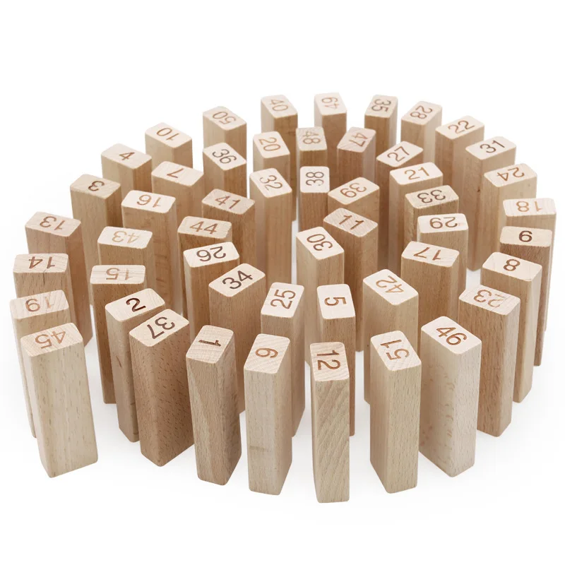 

Kids Wooden Math Dominoes Block Toy Double Side Mathematical Account Number Board Learning Math Game Teaching Tool