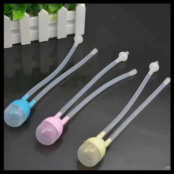

Newborn Baby Vacuum Nose Cleaner Suction Flu Protections Nasal Aspirator Safety Baby Care Random Color Dropshipping