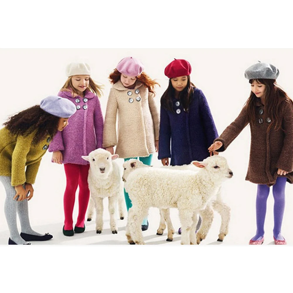 Детский однотонный берет на возраст 2 12 лет|kids fashion hat|kids hatfashion kids hats |