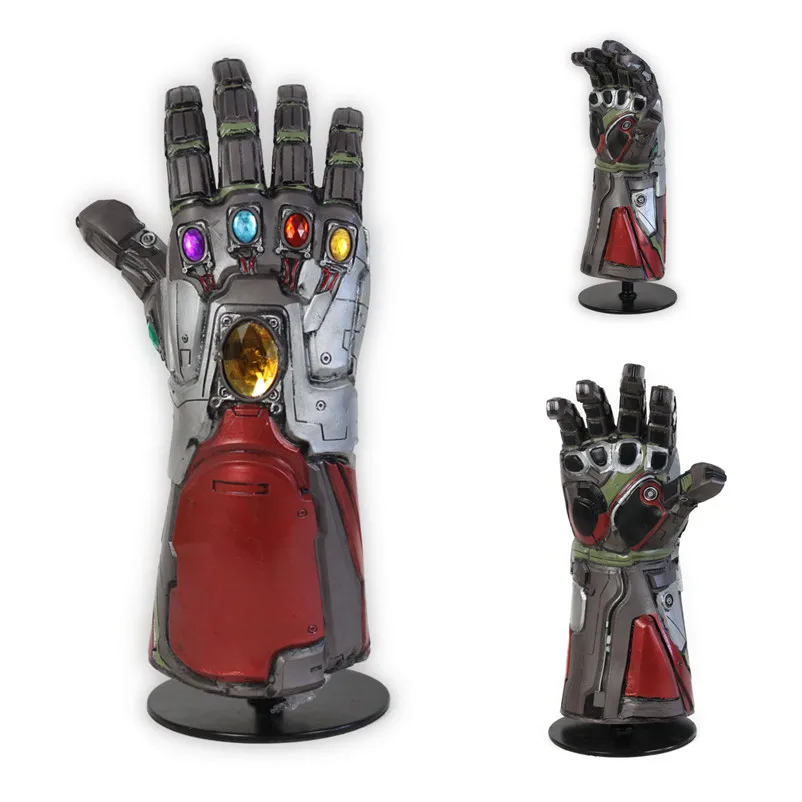 

The Avengers 4 Endgame Marvel Superhero Hulk Cosplay Arm Thanos Latex Gloves Iron Man Infinity Gauntlet Kids Adult Cosplay Prop