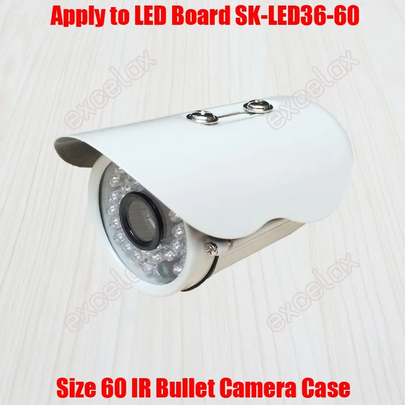 Waterproof IR Bullet Camera Case & Bracket & 36pcs IR LED Board Size 60mm Aluminum Alloy IP66 Outdoor Camera Casing Housing security camera cover outdoor camera