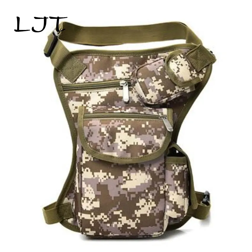LJT 2019 Холщовая Сумка с заниженной талией мотоциклетная Военная дорожная сумка