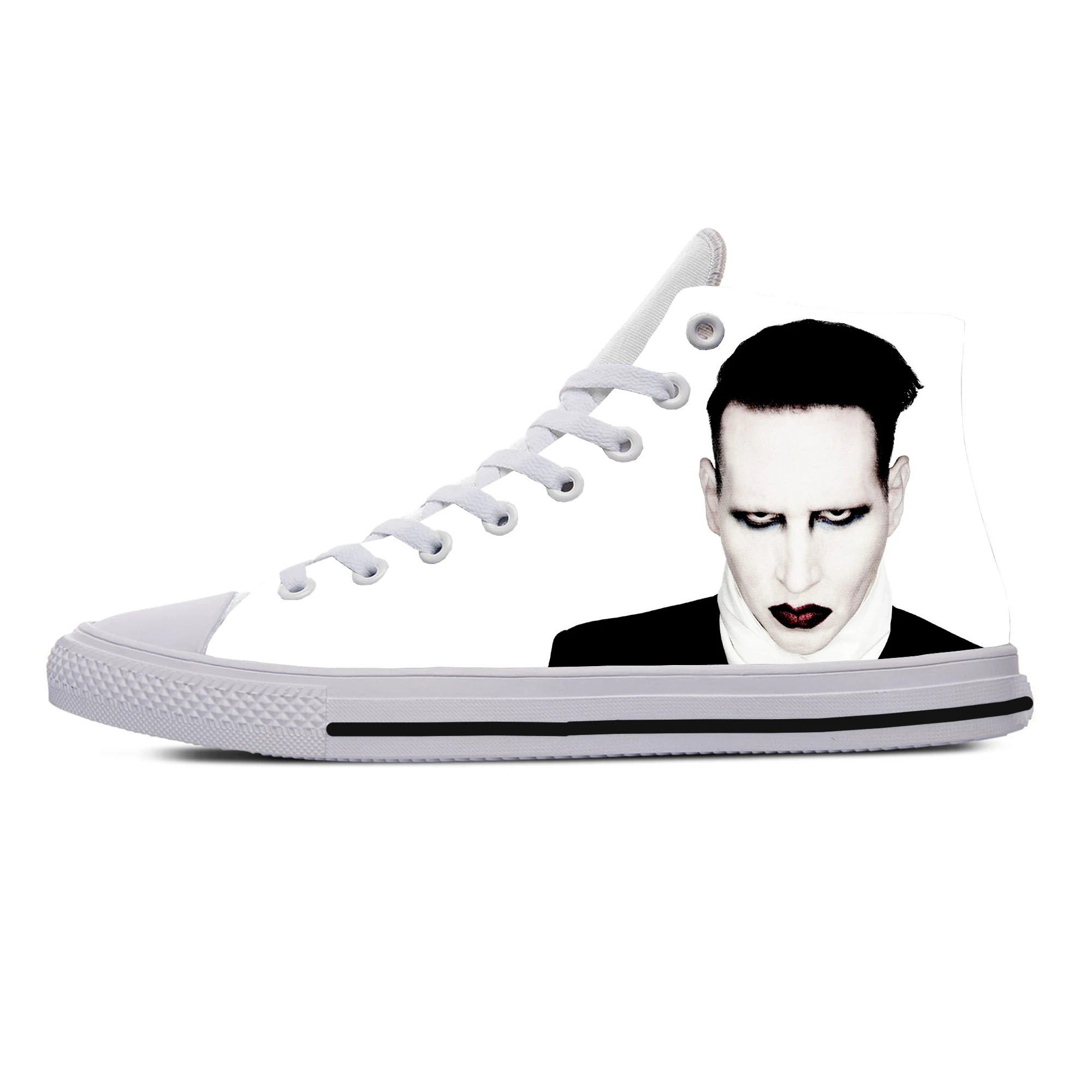 

2019 hot fashion 3D Marilyn Manson High Sneakers for men/women high quality 3D printing handiness casual shoes