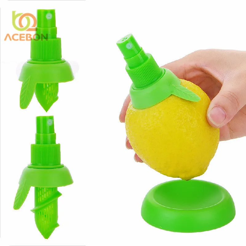 

ACEBON 2Pc/set Lemon Sprayer Fruit Juice Citrus Lime Juicer Spritzer Kitchen Gadgets Spray Manual Juicer Fruit Juice for Kitchen