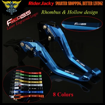 

3D Rhombus Hollow design Blue Motorcycle CNC Adjustable Brake Clutch Levers For BMW F650GS F650 GS 2008-2012 2009 2010 2011