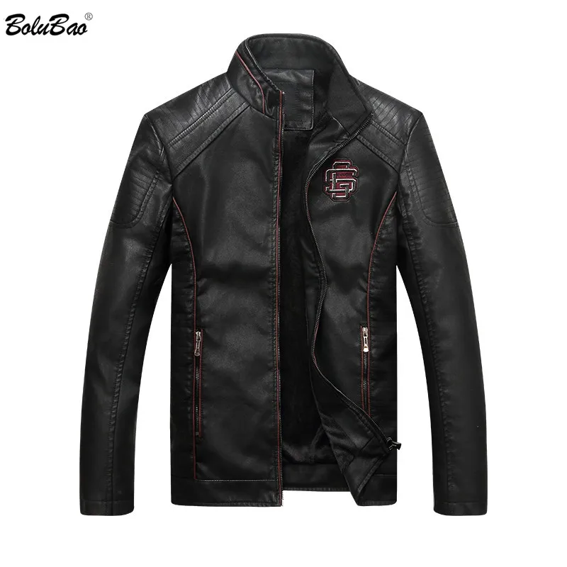 

BOLUBAO 2018 New Men Leather Suede Jackets Men Autumn Faux Leather Male Motorcycle Biker Coats Mens Leather Bomber Jacket L-5XL