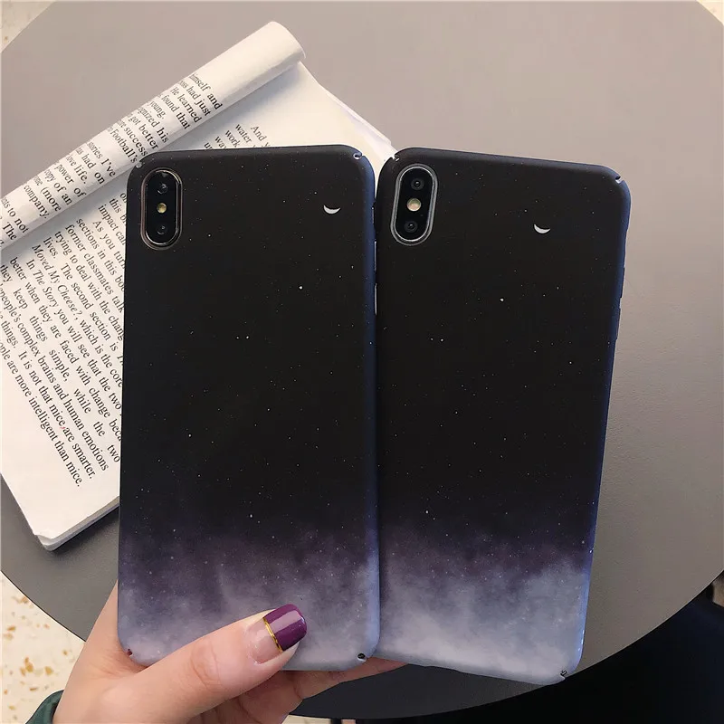 Роскошный Жесткий чехол из поликарбоната для телефона iPhone 7 8 Plus 6 6s черного и