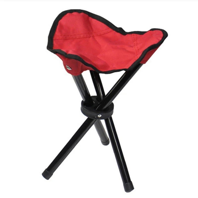 

New Triangle folding stool convenient fishing stool folding stool triangle stool chair triangle folding chair Red Blue Green