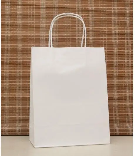 27*21*11 см держатели канцелярские бумажные подарочные пакеты белого цвета открытки для торжеств с ручками модная ткань сумки