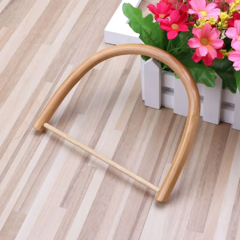 D форма деревянная ручка для ручной работы сумки DIY Tote Кошелек Рамка для изготовления сумки вешалка
