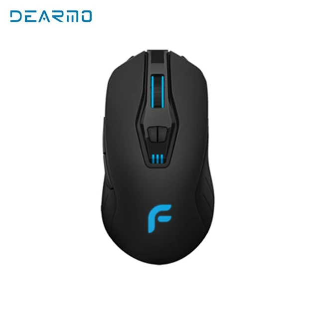 Dearmo F18 RGB Gaming Mouse USB Wired 7 Buttons Backlight 6000 Adjustable DPI Optical Gamer Mice Computer for LOL DOTA 2