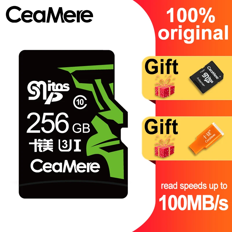  CeaMere 256GB 128GB 64GB Memory Card U3 UHS-3 32GB Micro sd card Class10 UHS-1 flash card Memory Mi