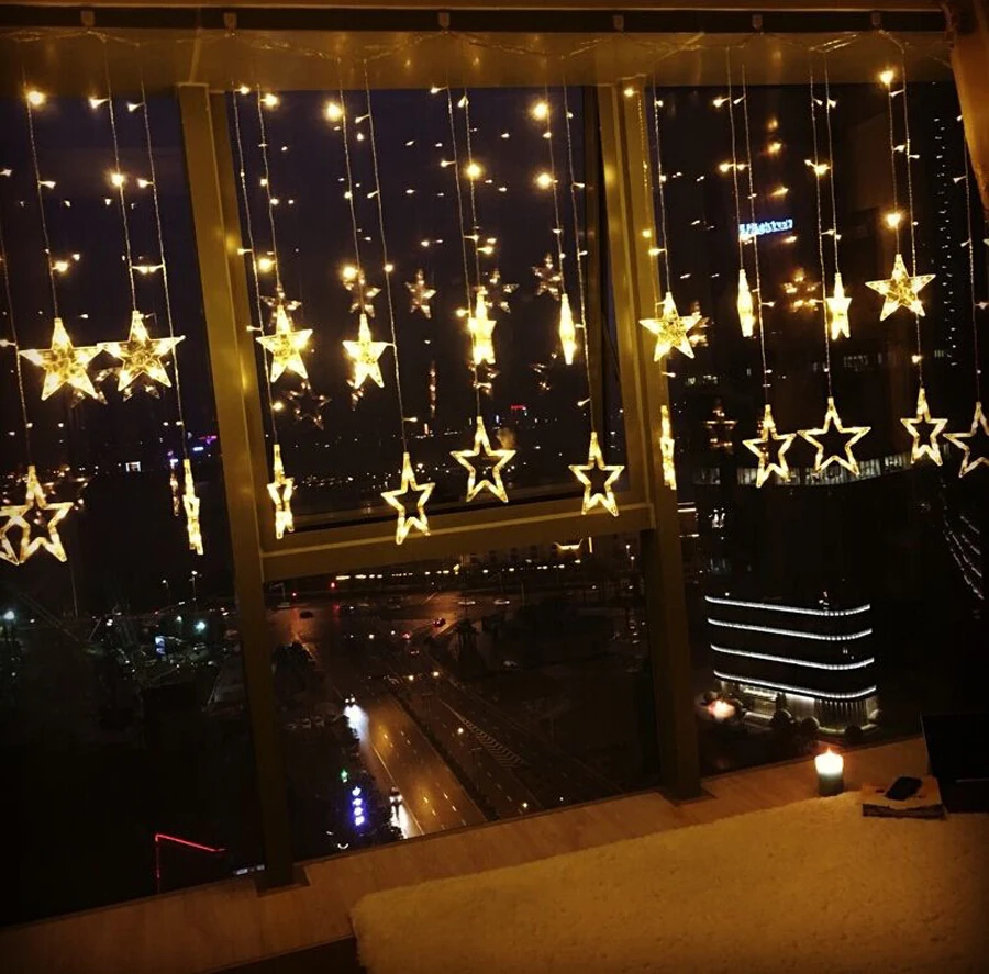 Star Curtain LED String Lights (17)